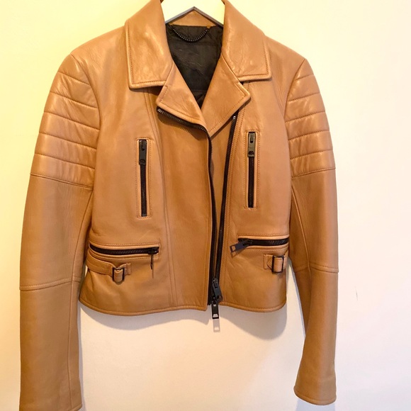 Burberry Jackets & Blazers - Burberry Leather Biker